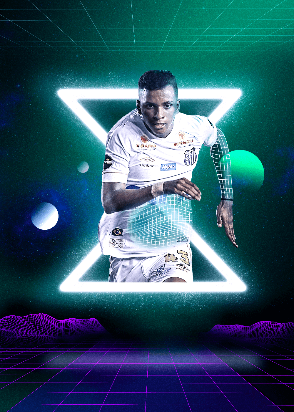 巴薩官推曬出了梅西與六個金球獎獎杯的合影.